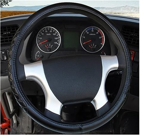 Lenkradbezug Lenkradhülle Lenkradabdeckung Für Auto Bus LKW 36 38 40 42 45 47 50 cm Durchmesser Auto Lenkradbezüge PU Leder Auto Lenkradbezug rutschfest(36CM)