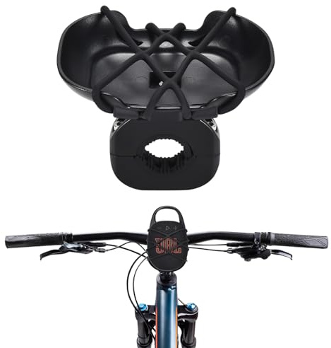 Hzycwgone Fahrrad Lenker Halterung für JBL Clip 5/Clip 4 Tragbare Bluetooth-Lautsprecher,Fahrrad/Motor//ATV/Roller/Golfwagen/Boot Schienen Halterung Halter Adapter Klammer(Schwarz)