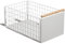 Cajones extraibles para Cocina, rganizador de telescopico cajones más profundo con guías para cajones y manija de madera, cajón extraíble de metal para gabinetes de Cocina - 40 L x 24 W x 19,5 H CM