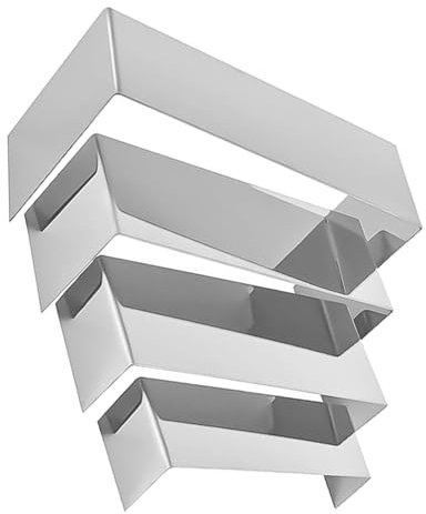 Hochwertige Edelstahl-Display-Risers für Thekenvitrinen, Metallständer für Parfüm- und Produkt-Requisiten