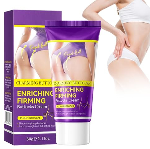 Crème De Levage Des Hanches – 60g*1 Crème D'Élargissement De La Hanche, Crème Raffermissante et Hydratante pour des Fesses Plus Pleines et Plus Attrayantes, Idéale pour la Beauté et le Soin du Corps