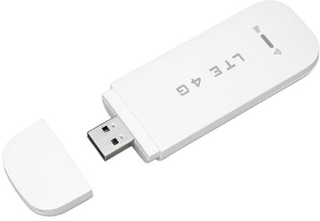 Chiavetta da surf USB 4G LTE, portatile Wi-Fi per viaggiare senza contratto, router wireless portatile con slot SIM da viaggio, fino a 150 Mbit/s, download di 50 Mbit/s, supporto di caricamento 10