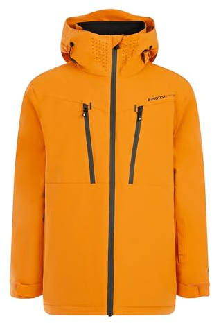 Protest PRTWixan JR - Chaqueta de esquí y snowboard para niño, Caramel Yellow, 164