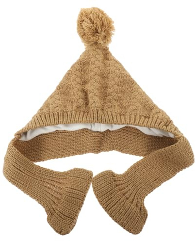 Toyvian Cappello Invernale Per Cani Con Sciarpa Lavorata a Maglia Regolabile Berretto E Sciarpa Caldo Per Cani Di Diverse Taglie Protezione Termica Completa Per Animali Domestici