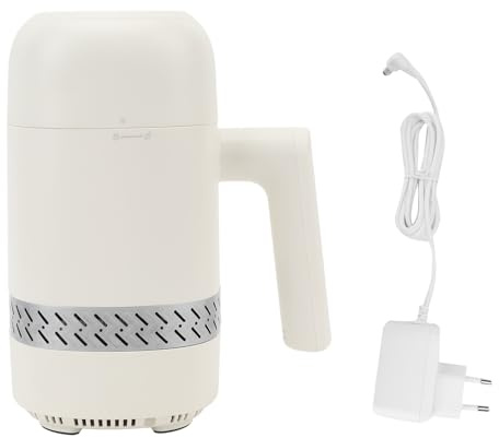 Fdit Machine à Crème Glacée, Machine à Crème Glacée sans Pré-congélation de 300 Ml avec Fonction de Yaourtière 60 W Compacte pour la Cuisine à Domicile (Prise UE)