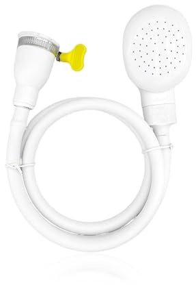 Douchette à main pour lavabo, tuyau de robinet, douchette de lavabo avec tuyau, tuyau de douche simple avec pince, robinet de baignoire portable, accessoire de douche pour animal de compagnie, chien