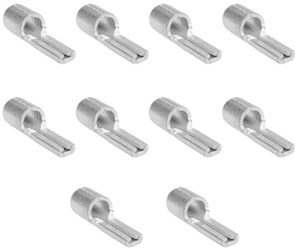 Capicorda da 16 mm², 10 pezzi, capicorda in rame saldato e stagnato, per cavi industriali, diametro interno 5,9 mm, facile installazione