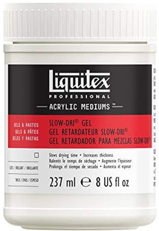 Liquitex Professional Slow-Dri Blending Gel Medium, 237 ml