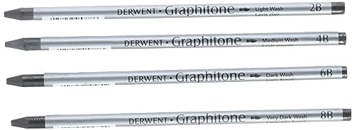 Derwent 34304 Wasserlösliche Bleistift, 4 Stück