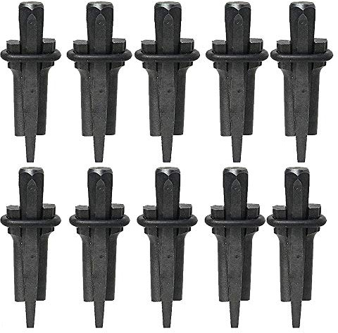 Wedge and Feather Shims Concrete Marble Granite Rock Stone Splitting Hand Tools (5/8, 10Pcs)