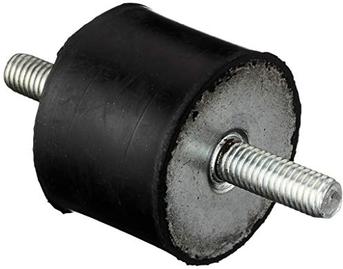 4 Stück Maschinenfuß Möbelfuß Gummi-Metall-Element mit 2-seitigem Gewinde Typ A (M8x23, 40x30)