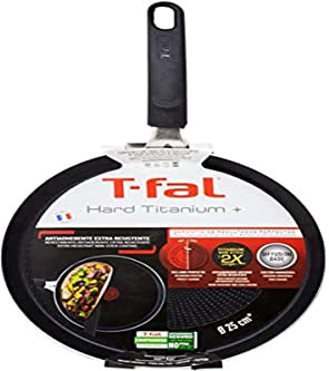 T-fal Poêle type crêpière 25 cm Hard Titanium