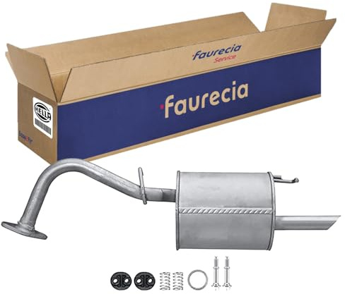 HELLA 8LD 366 035-721 Endschalldämpfer - Easy2Fit® Kit - hinten - einteilig | Kompatibel mit: TOYOTA YARIS