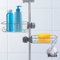 Gvolatee estante ducha sin taladro, estante de almacenamiento de Grifo cocina Acero Inoxidable 304, desmontable Organizador De Drenaje Fregadero, soporte de esponja para Champú, Jabón, Gel Ducha