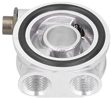 Leapiture Ölkühlerfilter-Sandwichplatte, Legierung, Ölfilterkühler, Thermostat-Adapter-Set, AN10, M18 x 1,5 mm, universelle Passform für Autos