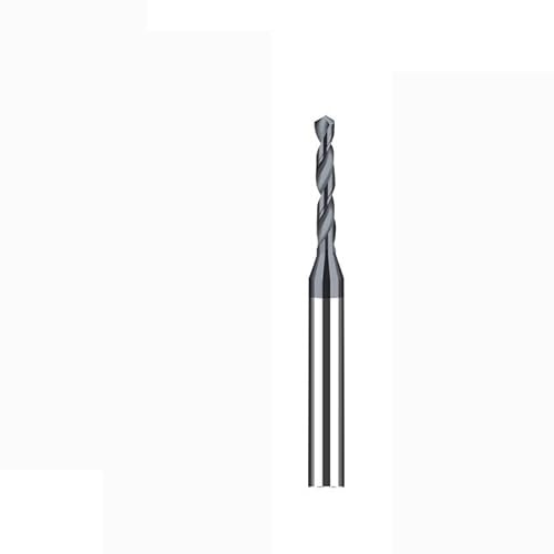 NITVIA 1pc forets en Alliage de carbure Acier au tungstène mèche torsadée en Acier Inoxydable 1.32 1.34 1.35 1.36 1.38 1.39mm mèches à métal for fraiseuse CNC (Color : Coating, Size : D1.32X12LXD3)