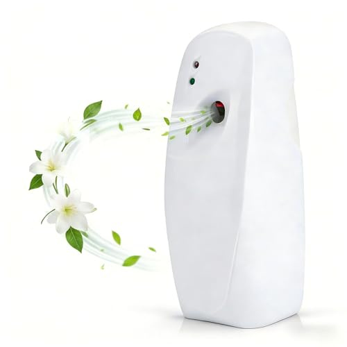 DOUQIFEI Duftspender Automatisch, Für Zuhause, Innenbereich, Wandmontage, Bad Geruchsentferner, Lufterfrischer, Duft-Aerosol-Sprühspender, Aerosol-Spender