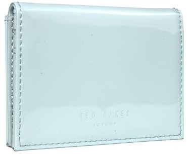 Ted Baker Eellsa Patent Poppered Kartenhalter Austernkarte in Hellblau, blau, One size, Kartenhalter