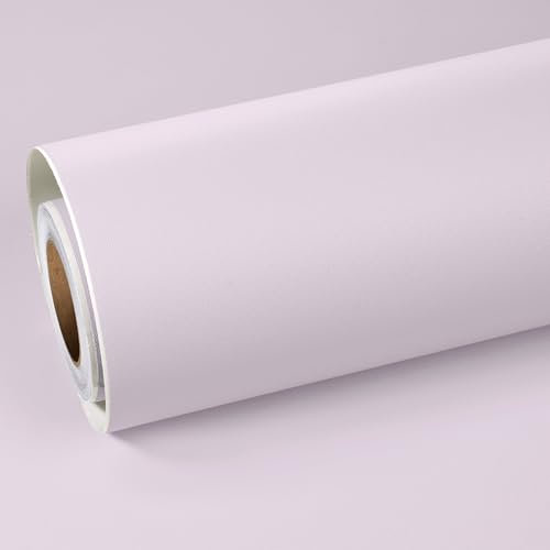 ReWallpaper Carta Da Parati Lilla Pellicola Adesiva per Mobili Cucina Lilla Chiaro Carta Da Parati per Armadio Bambini Camera Da Letto Rivestimento Da Parete Bagno Moderno Impermeabile 40cm×3m