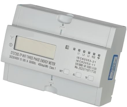 MZZYG Smart Meter Energy Monitor 7P WIFI 3 Phase Din Rail Tuya 50/60Hz WIFI Smart Energy Meter Timer Power Consumption Monitor