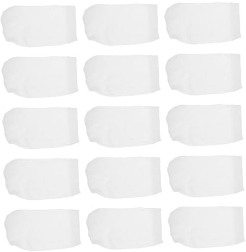 ROMISBABA 15pcs Fine Mesh Pool Skimmer Socks Filter Bags for Inground Pools Easy to Use Elastic Cleaning Accessories for Bathtubs and Fish Tanks