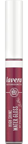 lavera High Shine Water Gloss -Cocoa 01- - intensive Farbe & Glanz - federleichte Textur - bis zu 6h Halt - vegan - Naturkosmetik - 5,5 ml