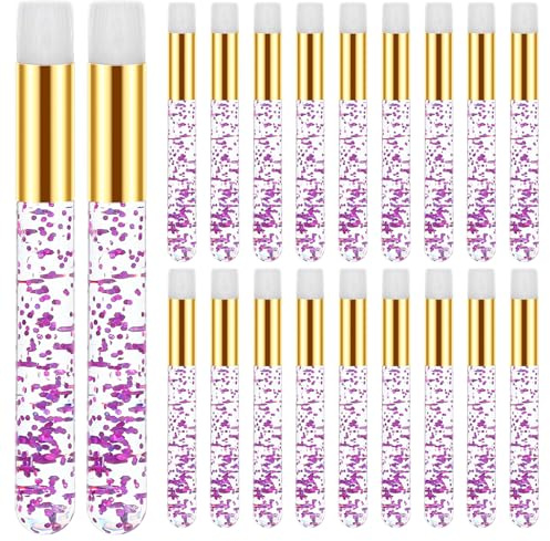 Wimpernwaschbürste, Glitzer, Kristall, Wimpernreinigungsbürste, Shampoo-Pinsel, Wimpernbürste, Wimpernzubehör, für Nasenreinigung, Wimpernverlängerungen, Mitesserwaschen (Rosa)