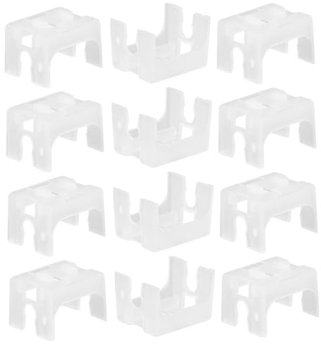 SOLUSTRE 15pcs Venetian Blind Holder Bracket Cord Connector Chrome Plated Blind Brackets for Vertical Replacement Drawstring Cord Holder Fixing Accessories