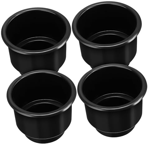 SOLUSTRE 4piezas Portavasos De Plástico para Coche Inserto para Reposabrazos para Sofá Antiderrame Soporte para Vaso De Agua Accesorio De Coche