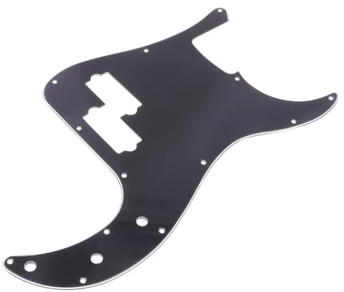 BESPORTBLE 13löcher Pb Bass Pickguard Kratzschutzplatte Ersatzteil Schwarz Für P-bass Gitarre Schutz Und Dekoration