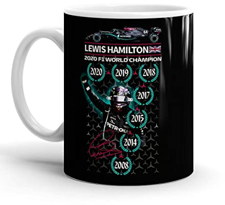 Tazze Caffe Lewis Hamilton Seven Time Formula World Design Colorata Tazza In Ceramica Resistenti Tazza In Porcellana Per Quotidiano Thè Latte