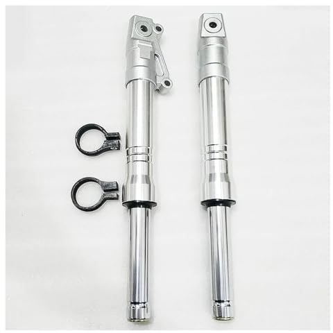Amortisseur Pour DIO 50 AF18 AF28 AF34 AF35 AF36 AF56 Z4 50cc Une Paire Fourche Avant 310 Mm X 27 Amortisseurs De Suspension Motos(Argent)
