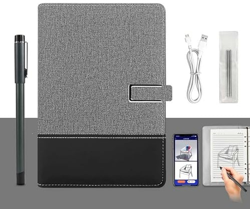 Smart Writing Set, E-Ink Paper Tablet for Writing and Drawing, Reusable Notebook with AI Features, Real-Time Sync to App for Office and Learning