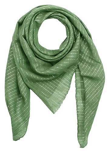 Superfreak® Baumwolltuch mit Silber Lurex - Tuch - Schal - 100x100 cm - 100% Baumwolle