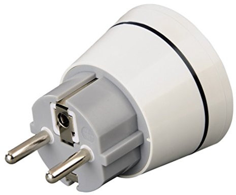 Hama Reisestecker USA (Typ a/b) für Geräte aus USA, Kanada, Japan, Brasilien zur Nutzung an Deutschen Schutzkontaktsteckdosen (z.B. Spanien, Frankreich, Türkei u.v.m.)