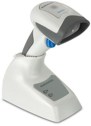 Datalogic QuickScan QBT2101 1D Barcode-Leser weiß Handheld Barcode Reader (1D, GS1 DataBar Expanded, GS1 DataBar Omnidirektional, 400 Lesen/Sekunde, 650 Nm, -45 – 45°, -65 – 65°)