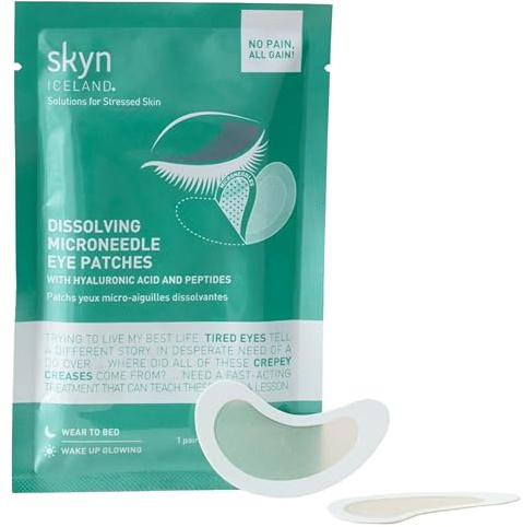 skyn ICELAND Dissolving Microneedle Augenpads mit Hyaluronsäure & Peptiden 1 Paar