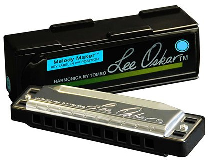 ARMONICA BLUES - Lee Oskar (1910MM/D) Melody Maker (Nota Re) (20 Voces)