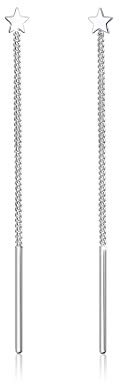Elli kvinnor silver dinglande och droppörhängen, Sterlingsilver, Ohne