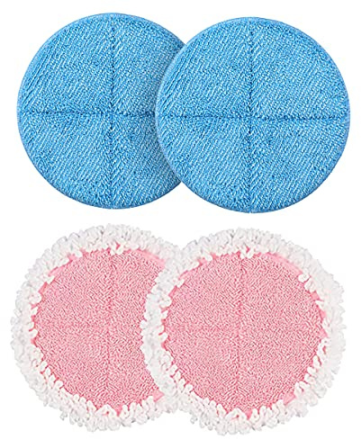 OGORI 4 Packung Ersatz Elektrischer Mopp Wischpads - Reinigungspads und Wachsmop Pads