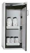 Denios 218453 Asecos One-Touch Feuerbeständiger Gefahrstoffschrank, 2 Auszugswannen, Türanschlag Rechts, Grau, 616mm Länge, 596mm Breite, 1298mm Höhe