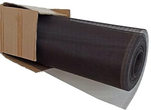 Rete Zanzariera Antigraffio Pet Screen Americana Vari Colori e Varie Misure (80 cm x 3 m, Nero)