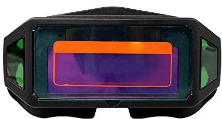 YJZQ Schweißbrille Auto Verdunkelung Schweißbrille Profi-Automatik-Schweißbrille Anti-Glare Schweißer Brille Solar Power Automatische Schweißer Augen Brille für Gasschweißen Stahlschweißen Schneiden