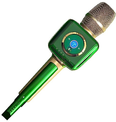TOSING V1 Pro - Máquina de karaoke profesional de 20 W para adultos/micrófono cantante, receptor de segmento U con enlace a altavoces Bluetooth, máquina de canto para AMP/TV/PC/coche/smartphone