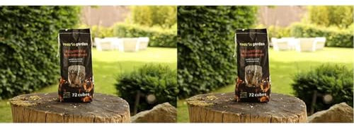 Cook'in Garden Fl200 Allume Feu Bois Compressé 100% Naturel X 72 (Lot de 2)