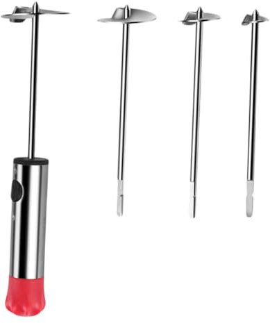 Obstentkerner Griff mit Gemüsestielentferner und Edelstahl Rotem