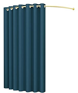 Temporäre Umkleideräume, Ecke Wandmontiert Umkleidekabine, Schutz Der Privatsphäre Umkleidekabine Für Bekleidungsgeschäfte Boutiquen Raumtrenner, 200cm Höhe ( Farbe : Blau , Größe : 39.4x39.4 )