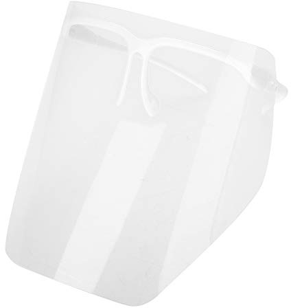 Wiederverwendbarer Zahnschutz-Gesichtsschutz mit Beschlagfreiem Visier, Passend für die Meisten Kopfgrößen, 10 Stück Visier Im Lieferumfang Enthalten, für Zuhause oder Im
