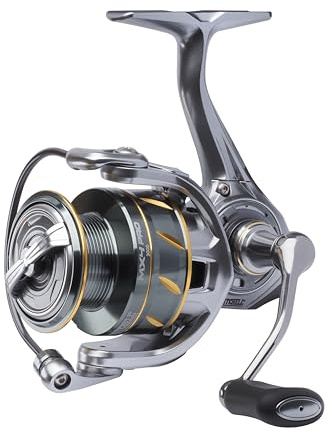 Mitchell MX4 Pro Spinnrolle, Süßwasserangeln Hecht, Barsch und Zander, Aluminiumspule, robuste beidhändige 2000er Rolle, Übersetzung 5,2:1