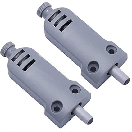 Bestvisse Lot de 2 amortisseurs de porte pour placard de cuisine Gris